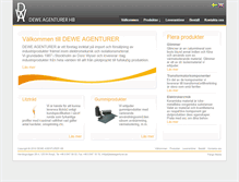 Tablet Screenshot of deweagenturer.se